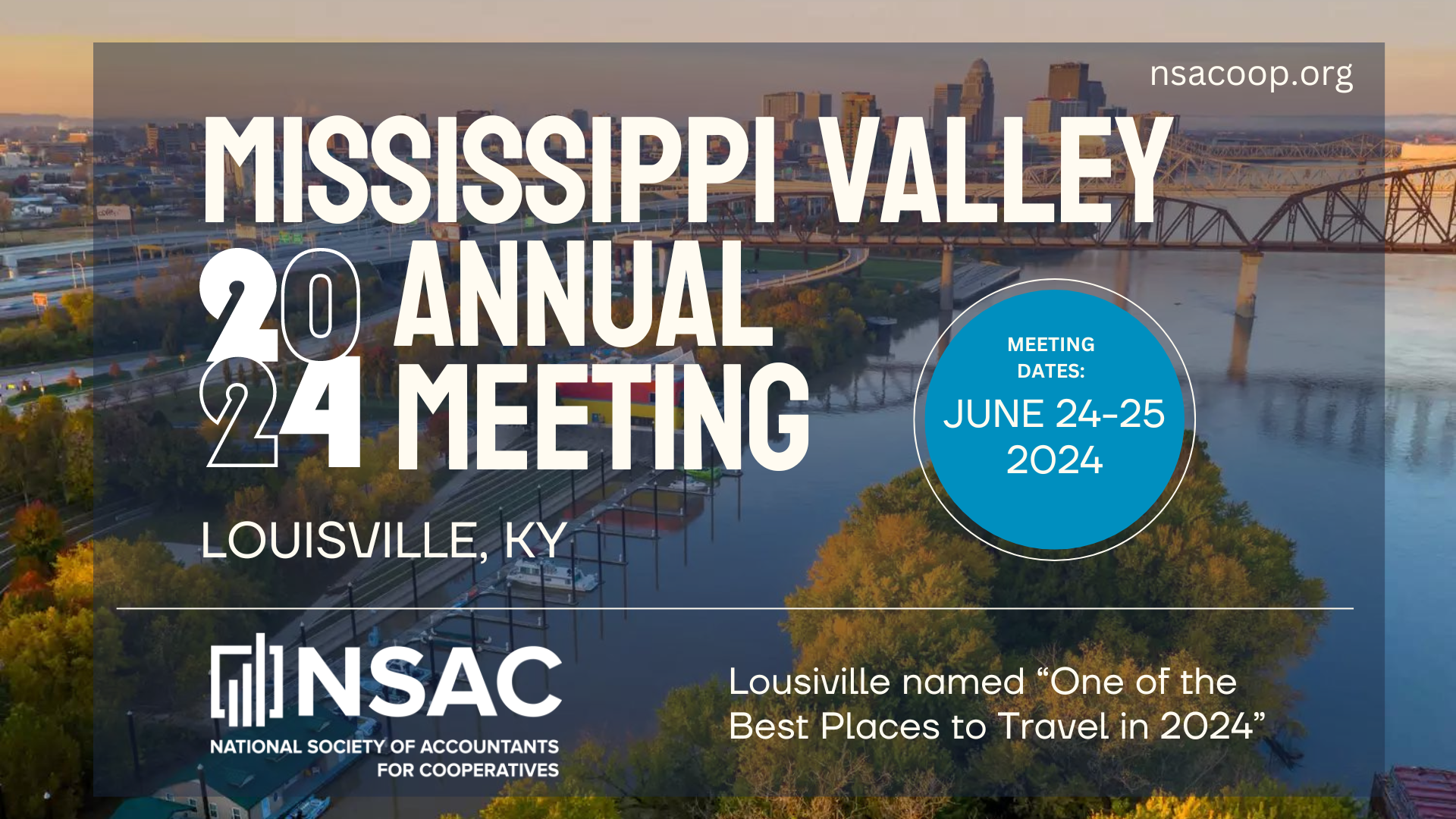 NSAC 2024 Mississippi Valley Annual Meeting.