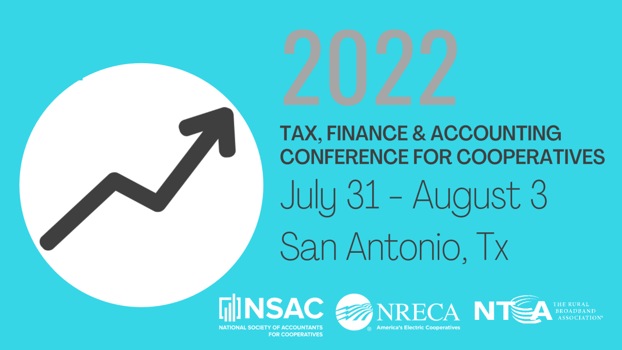 2022 Tax, Finance & Accounting Conference for Cooperatives
