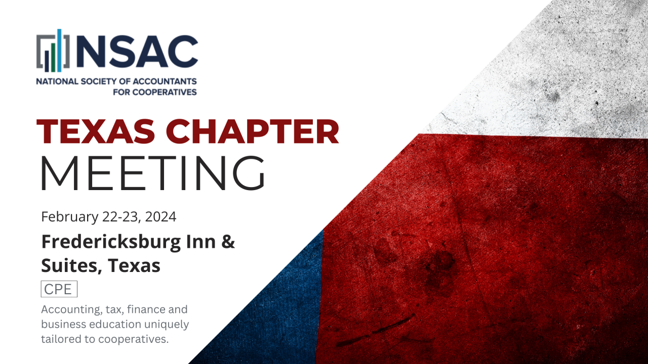 NSAC 2024 Texas Chapter Meeting