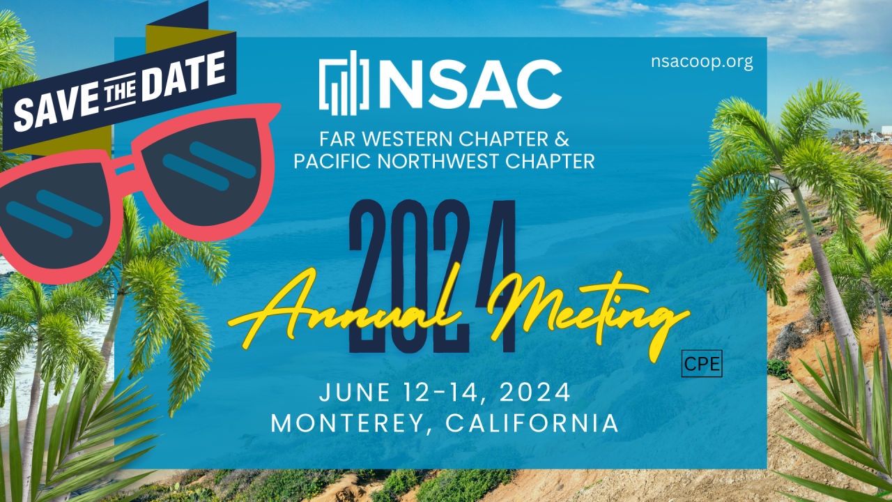 NSAC Far Western Chapter and Pacific Northwest Chapter Combined Annual Meeting