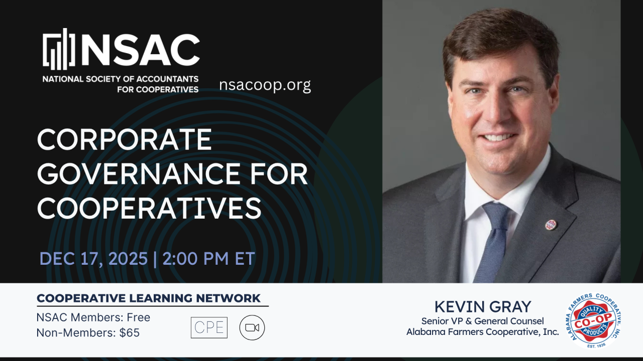 Corporate Governance for Cooperatives