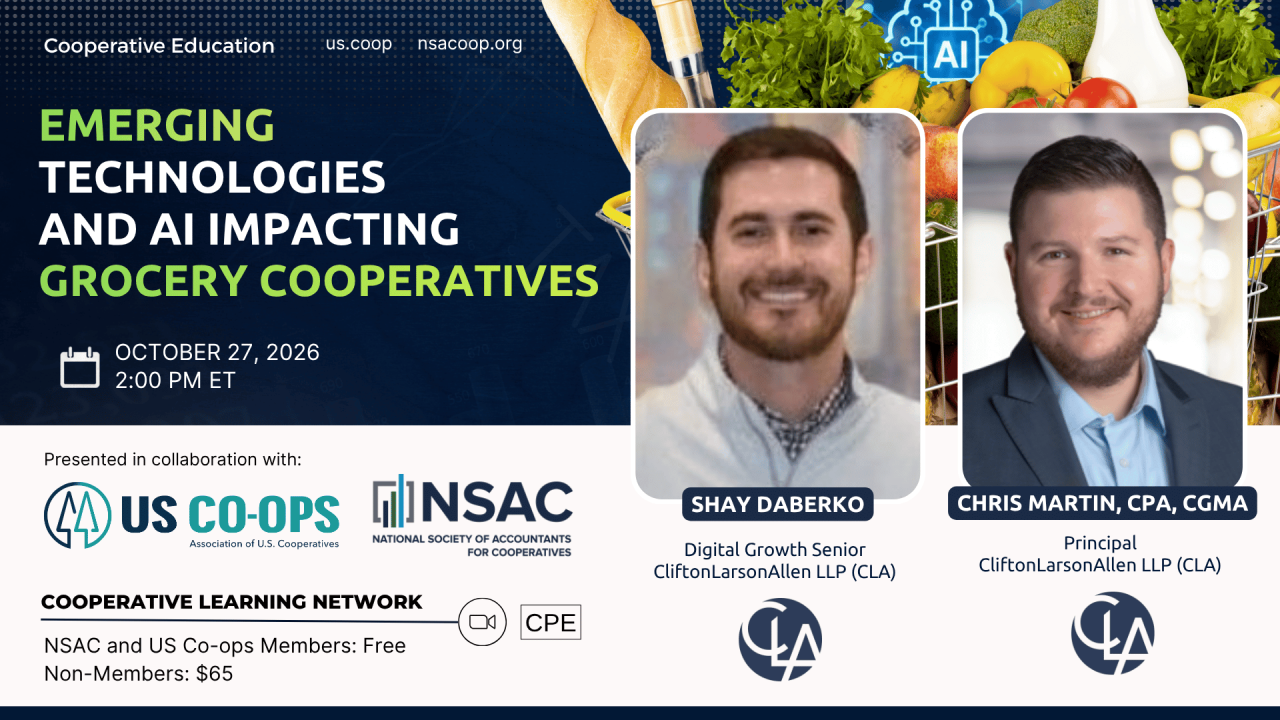 Emerging Technologies and AI Impacting Grocery Cooperatives