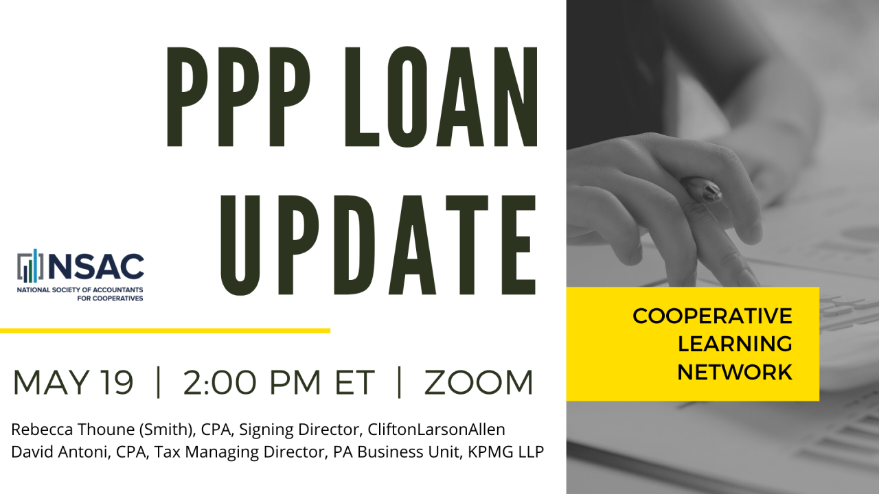 PPP Loan Update
