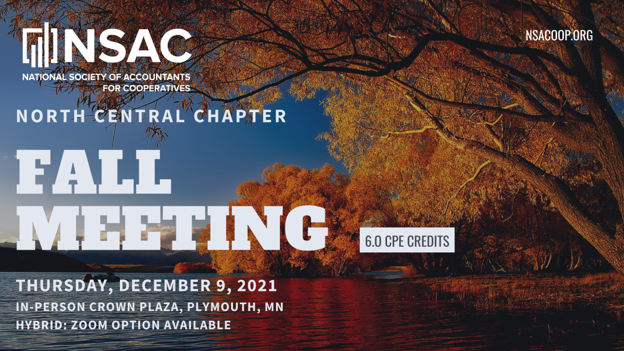 North Central Chapter Fall Meeting