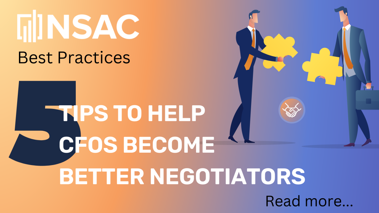 5 Tips to Help CFOs Become Better Negotiators