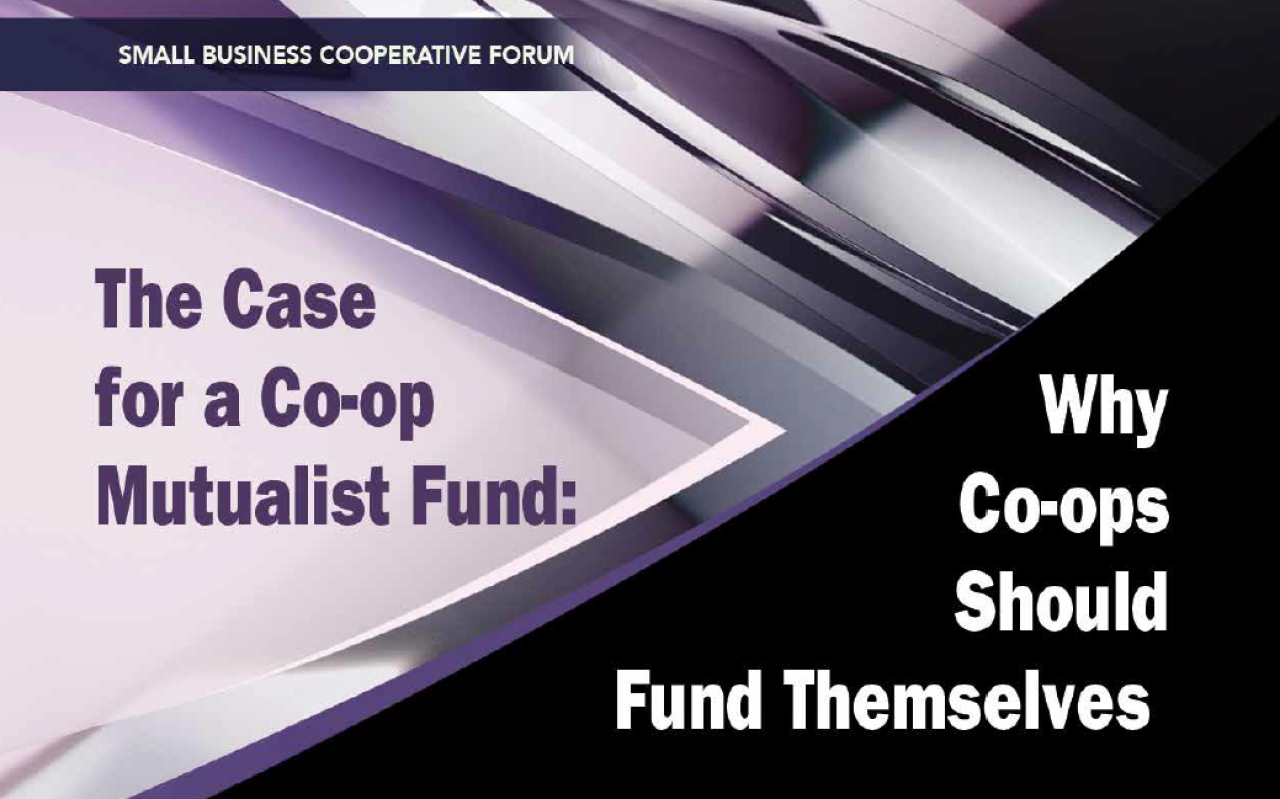 The Case for a Co-op Mutualist Fund: Why Co-ops Should Fund Themselves