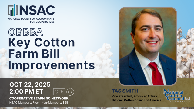 OBBBA: Key Cotton Farm Bill Improvements