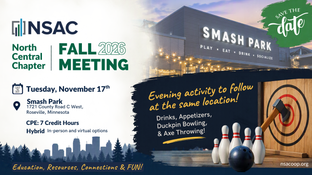 NSAC 2026 North Central Fall Meeting