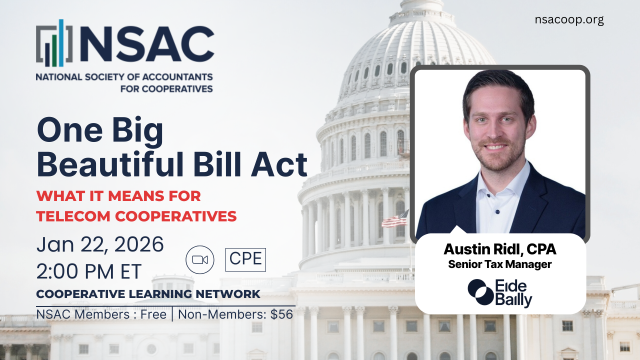One Big Beautiful Bill: What It Means for Telecom Cooperatives