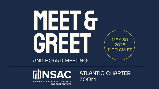 NSAC Atlantic Chapter Board Meeting, and Meet & Greet