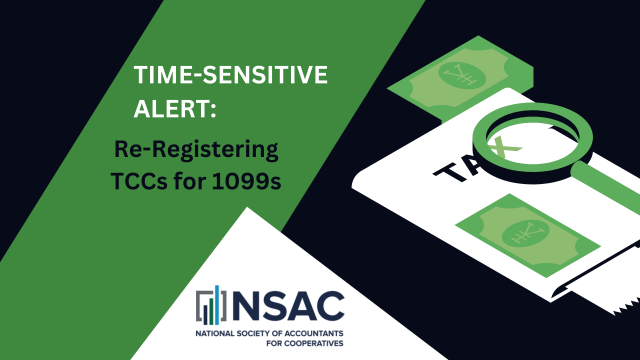 Time Sensitive Alert: Re-Registering TCCs for 1099s