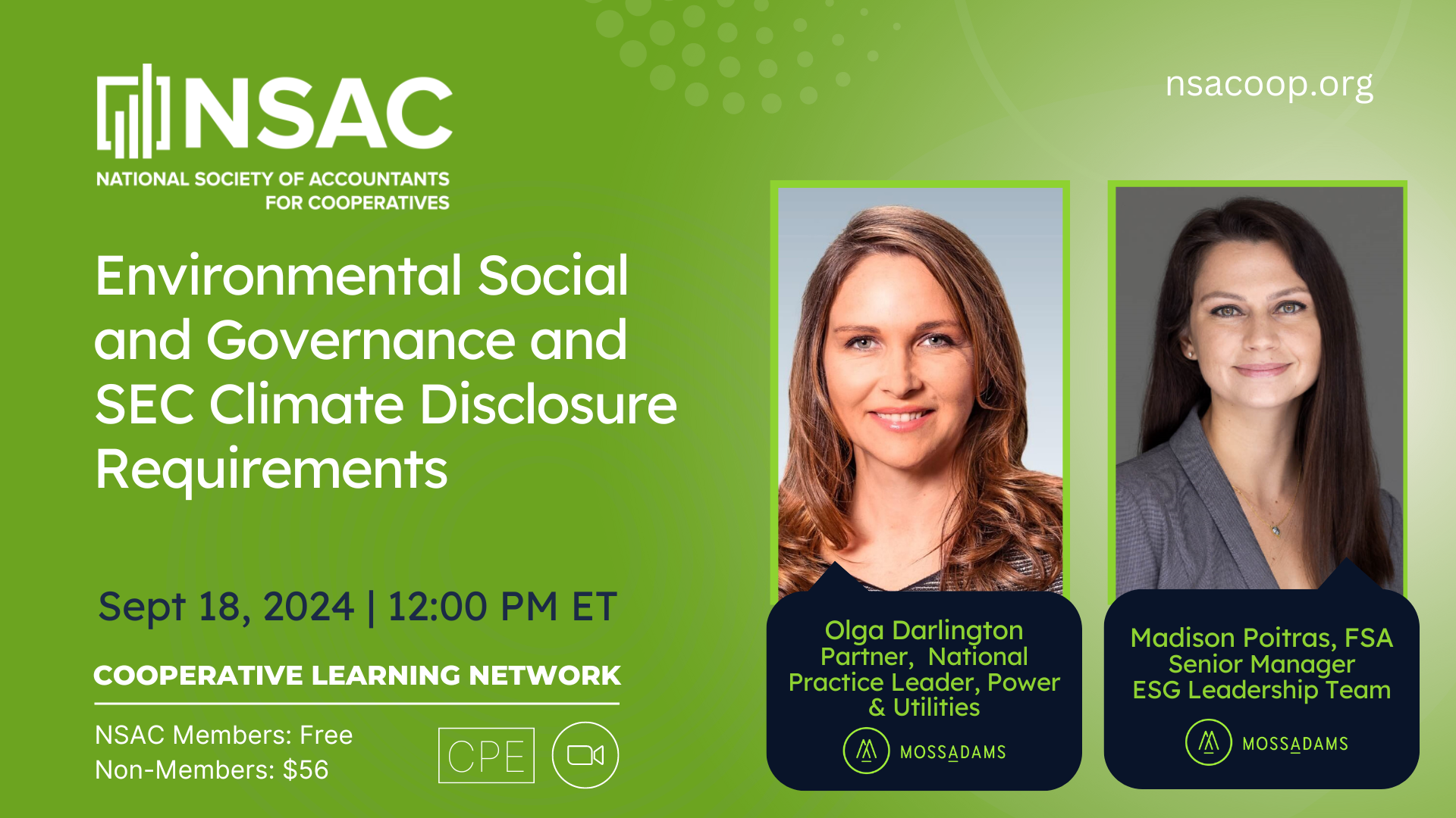 Environmental Social and Governance and SEC Climate Disclosure Requirements