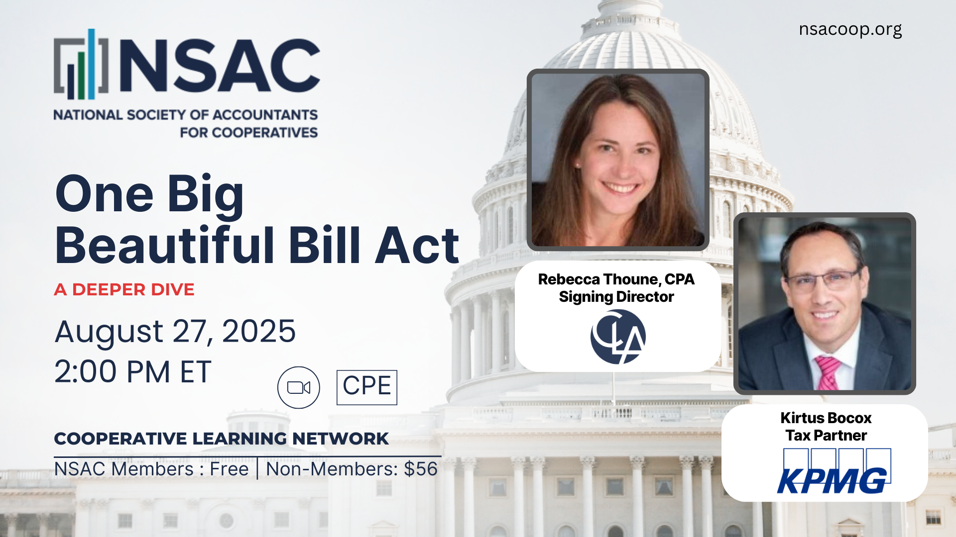 One Big Beautiful Bill:  A Deeper Dive